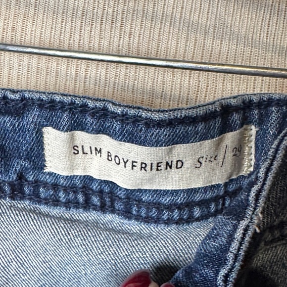 Pilcro and the Letterpress by Anthropologie  Indigo slim boyfriend Jean Shorts - Picture 3 of 5